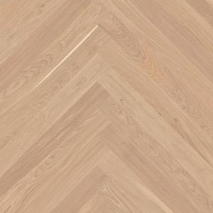 Eco Flooring Direct Maxi Herringbone White Oak Nature Brushed Live Natural - Flooring Product image