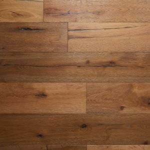Artisan Flooring UK Achray Smoked/Brushed/Light White Grain/Sunken Filler/Oiled French Oak - Flooring Product image