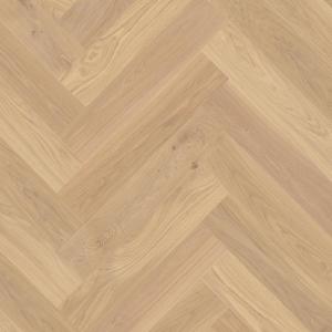 Eco Flooring Direct - Herringbone Click White Brushed Live Natural Oak Adagio