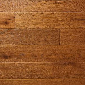 Artisan Flooring UK Hand Scraped/Distressed/Cognac Stained/UV oiled Traditional 18/4French Oak - Flooring Product image